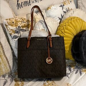 Michael Kors Dark Brown Signature Tote